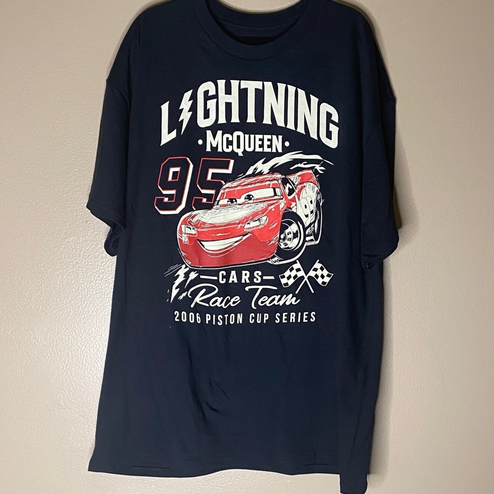 Disney Cars Race Team T-Shirt - Black Size‎ XL